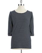 Nydj Striped Top - Lyst