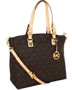 MICHAEL Michael Kors Jet Set Multifunction Satchel - Lyst