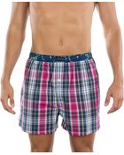 Tommy Hilfiger Mens Plaid Woven Boxers - Lyst