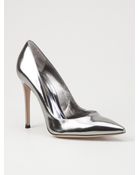 Gianvito Rossi Metallic Pump - Lyst