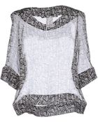 Karl Lagerfeld Blouse - Lyst