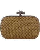 Bottega Veneta Intreccio Impero Clutch - Lyst