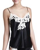 La Perla Maison Lace-Trim Camisole & Tap Pants - Lyst