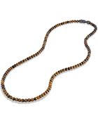 David Yurman Spiritual Bead Necklace with Tigers Eye - Lyst