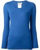 Jil Sander Knit Top - Lyst