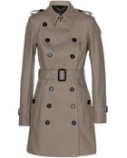 Burberry Prorsum Cottontwill Trench Coat - Lyst
