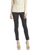 Oscar de la Renta Low Rise Skinny Pant - Lyst