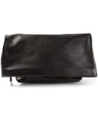 Jil Sander Foldover Clutch - Lyst