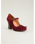 Chie Mihara Hosh Printed Heel Pumps - Lyst