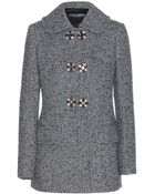 Dolce & Gabbana Tweed Jacket - Lyst