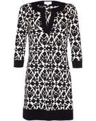 Almost Famous Aztec Print Jersey Tunic - Lyst
