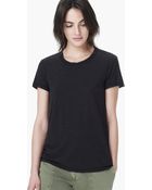 James Perse Spaced Jersey Crew Neck Tee - Lyst