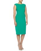 Michael Kors Boat-neck Stretch Wool Sheath Dress - Lyst