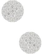 Nadri Pave Stud Earrings - Lyst