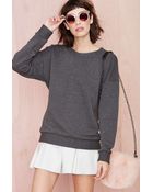 Nasty Gal Such A Softie Sweatshirt - Lyst