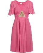 Temperley London Embellished Silk-Georgette Dress - Lyst