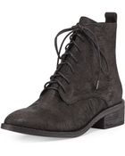Eileen Fisher Bravo Lace-Up Bootie - Lyst