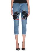 Ashley Williams Tina Cropped Skinny Mid-rise Jeans - Lyst