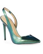BCBGMAXAZRIA Acrobat Metallic Heels - Lyst