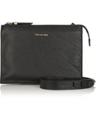 McQ by Alexander McQueen Textured-Leather Shoulder Bag - Lyst