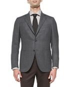 Ermenegildo Zegna Blazer with Elbow Patches - Lyst