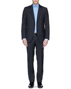 Lanvin Stripe Wool Suit - Lyst