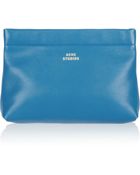 Acne Studios Oxide Leather Pouch - Lyst