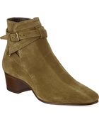 Saint Laurent Blake Suede Jodhpur Ankle Boots - Lyst