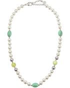 Majorica Pearl And Mixed-Stone Necklace - Lyst