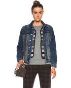 MiH Jeans Denim Jacket - Lyst