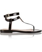 Vivienne Westwood Anglomania Margie Patent Leather Sandals - Lyst