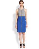 Sachin & Babi Zipfront Colorblock Bodycon Dress - Lyst