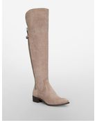 Calvin Klein Gladys Suede Over The Knee Boot - Lyst