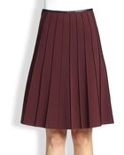 Yigal Azrouel Mechanical Pintuck Skirt - Lyst