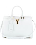 Saint Laurent Petite Cabas Classique Y Leather Tote - Lyst