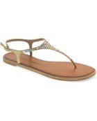 Chinese Laundry Glisten Flat Thong Sandals - Lyst