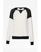 French Connection Martha Lace Sweater - Lyst