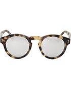 Illesteva Leonard Mirrored Sunglasses - Lyst