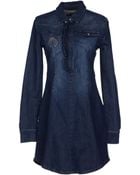 Scee By Twin-set Short Dress - Lyst