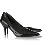 Alexander Wang Alina Perforated Leather Pumps - Lyst