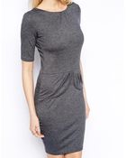 Sugarhill Be Mine Jersey Dress With Bow Back - Lyst