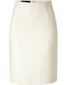 Giambattista Valli Wool Blend Pencil Skirt - Lyst