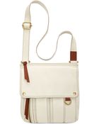 Fossil Morgan Leather Traveler Crossbody Bag - Lyst