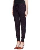 3.1 Phillip Lim Stitch Heart Pattern Sweatpants - Lyst
