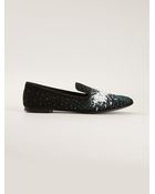 Giuseppe Zanotti Embellished Slippers - Lyst