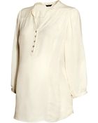 H&M Mama V-Neck Blouse - Lyst