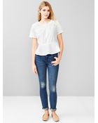 Gap Peplum Top - Lyst