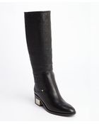 Dior Black Leather Cannage Detail Boots - Lyst
