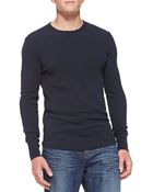 7 For All Mankind Long-Sleeve Mini Waffle Shirt - Lyst