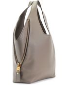 Tom Ford Jennifer Side-Zip Leather Hobo Bag - Lyst